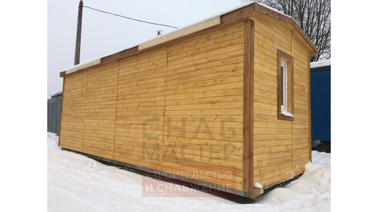 Бытовка 8х2,3м "Дачная квартира"